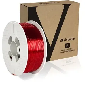 Verbatim PET-G 1,75 mm 1 kg červený transparentný