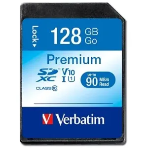 VERBATIM Premium SDXC 128 GB UHS-I V10 U1