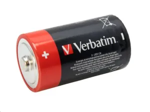VERBATIM Alkalické batérie D, 2 PACK/LR20