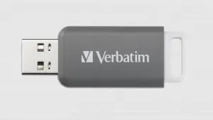 VERBATIM Flash Disk 128GB DataBar USB 2.0 Drive, sivá