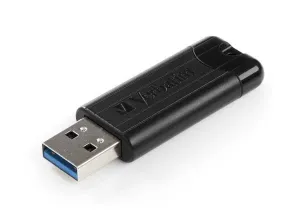 VERBATIM flash disk 32 GB USB 3.0 PinStripe USB Drive čierna