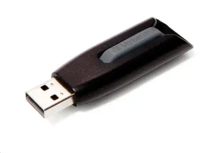 Verbatim USB flash disk, USB 3.0, 32GB, V3, Store N Go, černý, 49173, USB A, s výsuvným konektorem