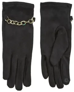 Verde Dámske rukavice 02-670 Black