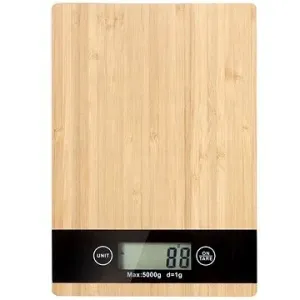 Verk 17099 Bambusová kuchynská váha 5 kg LCD 23 × 16 cm