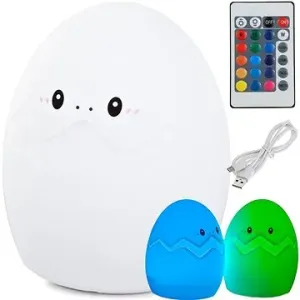 Verk nočná RGB lampička dotyková vajíčko USB s diaľkovým ovládaním