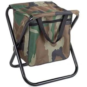 Verk 01667 Kempingová skladacia stolička s taškou maskáč