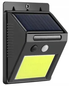 Verk 01391 Nástenné solárne svietidlo s pohybovým senzorom - 48 LED COB