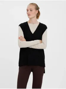 Black sweater vest with mixed wool VERO MODA Plaza - Women #1073230