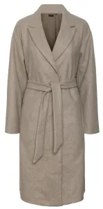 Vero Moda Dámsky kabát VMFORTUNE Regular Fit 10248226 Silver Mink Melange XL