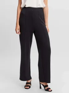 Nohavice Vero Moda dámske, čierna farba, jednofarebné #1054679