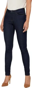 Vero Moda Dámske džínsy VMSEVEN Skinny fit 10183948 Dark Blue Denim S / 32