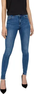 Vero Moda Dámske džínsy VMTANYA Skinny Fit 10222531 Medium Blue Denim L/30