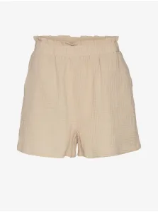 Beige women's shorts VERO MODA Natali - Women