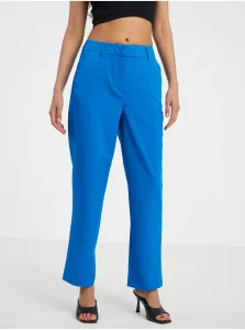 Women's blue cropped trousers VERO MODA Zelda - Women #6746289