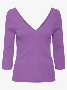Tričká s dlhým rukávom pre ženy VERO MODA - fialová #4740765