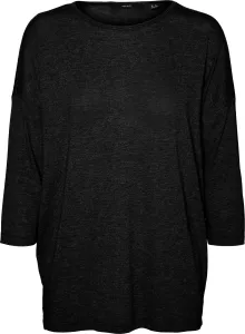 Vero Moda Dámske tričko VMCARLA Loose Fit 10255704 Black S