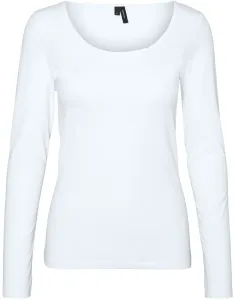 Vero Moda Dámske tričko VMMAXI Tight Fit 10228809 Bright White S