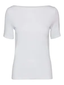 Vero Moda Dámske tričko VMPANDA Slim Fit 10231753 Bright white L