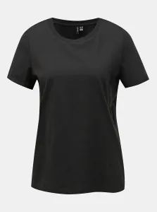 Black basic T-shirt VERO MODA Paula - Women #585022