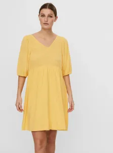 Šaty Vero Moda žltá farba, mini, áčkový strih #169746
