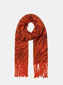 Red scarf with zebra pattern VERO MODA-Kitty - Ladies