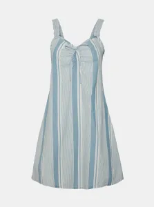 Light blue striped dress on hangers VERO MODA Akela - Ladies