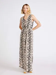 Grey patterned maxi-dresses VERO MODA Easy - Ladies
