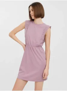 Purple short dress VERO MODA Hollyn - Women