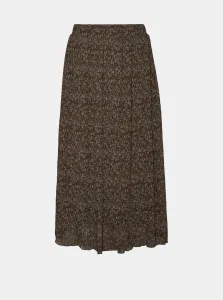 Brown patterned midi skirt VERO MODA-Apollo - Ladies #735949