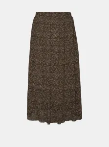 Brown patterned midi skirt VERO MODA-Apollo - Ladies #735947