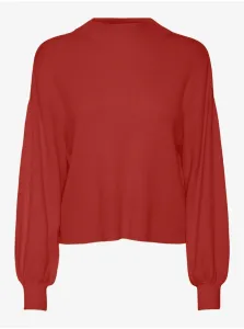 Red women's sweater VERO MODA Nancy - Women