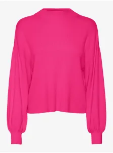 Ružový dámsky sveter VERO MODA Nancy