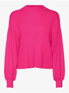Ružový dámsky sveter VERO MODA Nancy
