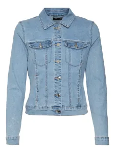 Vero Moda Dámska džínsová bunda VMLUNA 10279492 Light Blue Denim XL