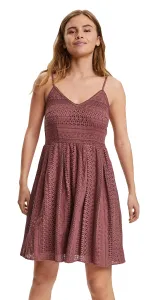 Vero Moda Dámske šaty VMHONEY Regular Fit 10220925 Rose Brown XS