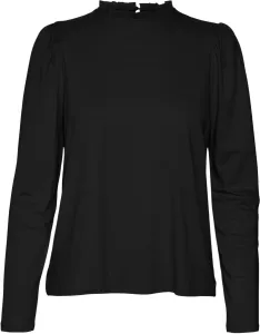Vero Moda Dámske tričko VMCAROL Regular Fit 10300936 Black M