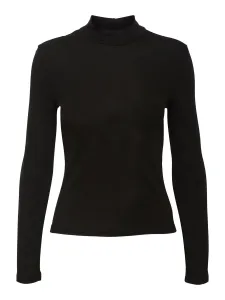 Vero Moda Dámske tričko VMCHLOE Tight Fit 10279611 Black L