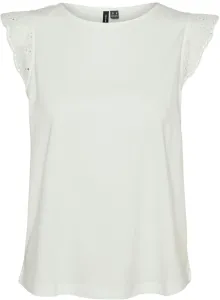 Vero Moda Dámske tričko VMEMILY Regular Fit 10305210 Snow White L