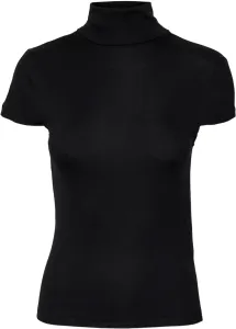 Vero Moda Dámske tričko VMIRWINA Tight Fit 10300896 Black XS