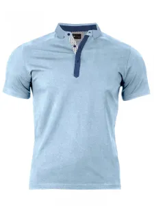 Pánske Polo tričko Versabe bledo modré VS-PO 1914, Veľkosť 4XL, Rukáv Dlhý rukáv