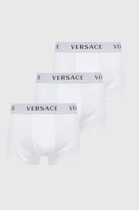Boxerky Versace (3-pak) pánske, biela farba