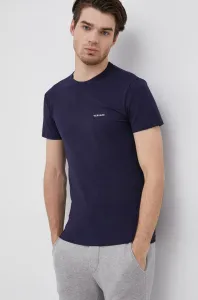 Tričko Versace pánske, tmavomodrá farba, jednofarebné #5795958