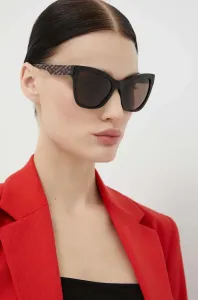 Slnečné okuliare Versace dámske, hnedá farba #219412