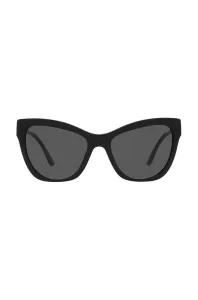 Slnečné okuliare Versace dámske, čierna farba #1455620