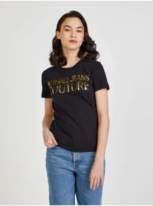 Čierne dámske tričko Versace Jeans Couture #715382
