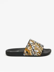 Black Women's Patterned Slippers Versace Jeans Couture - Women