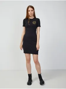 Black Sheath Dress Versace Jeans Couture - Women #634800