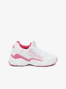 Pink-White Women's Versace Jeans Couture Fondo Wave Shoes - Women #701956