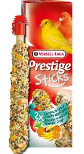 Maškrta Versele Laga Prestige Sticks pre kanáriky - tyčinky s exot. ovocím 2ks 60g