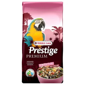 Versele Laga Prestige Premium Parrots krmivo pre veľké papagáje 15kg